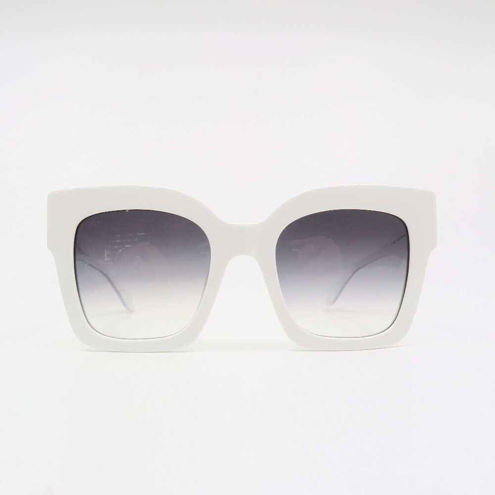 Just Cavalli SJC019V Col.06WY Snow White/Grey Gradient, New Women's, Sunglasses.